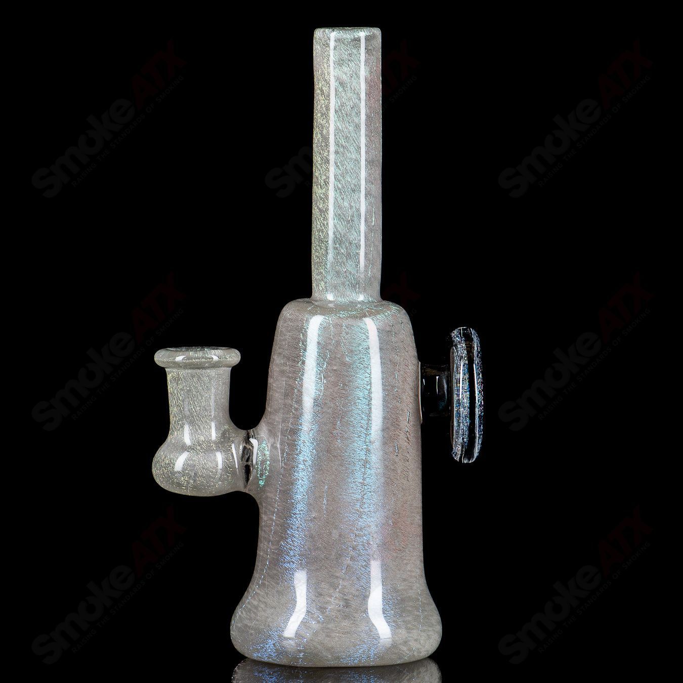 Dichro Bell Bottom  Mini Rig - Stackz - Smoke ATX