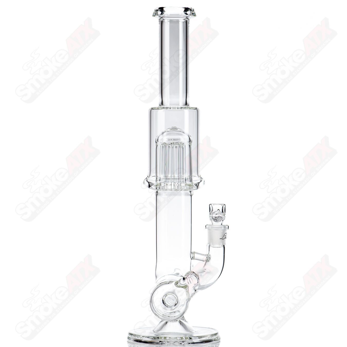 13/Inline Flower Tube Leisure Glass - Smoke ATX 