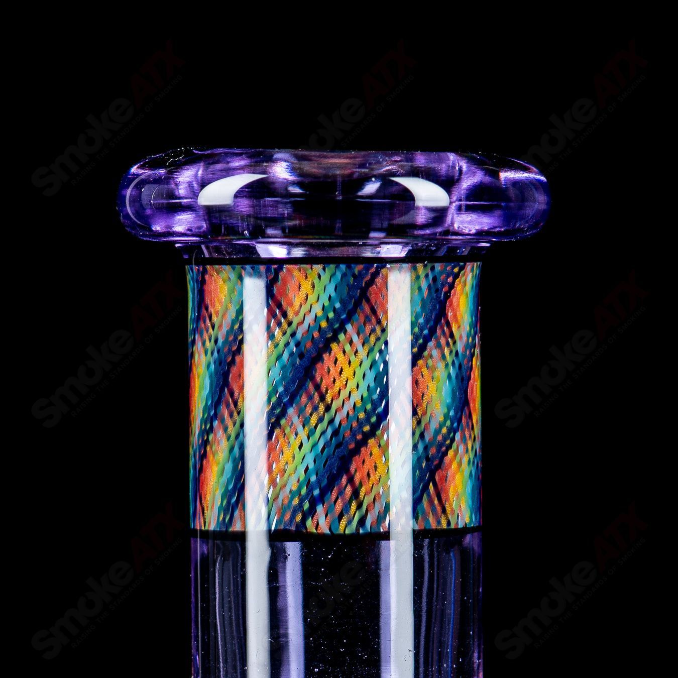 Experimental 19 Pocket Reticello Tube Devol Glass - Smoke ATX