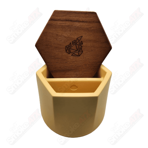 Malua Ceramic Stash Jar by BRNT Designs - Smoke ATX 
