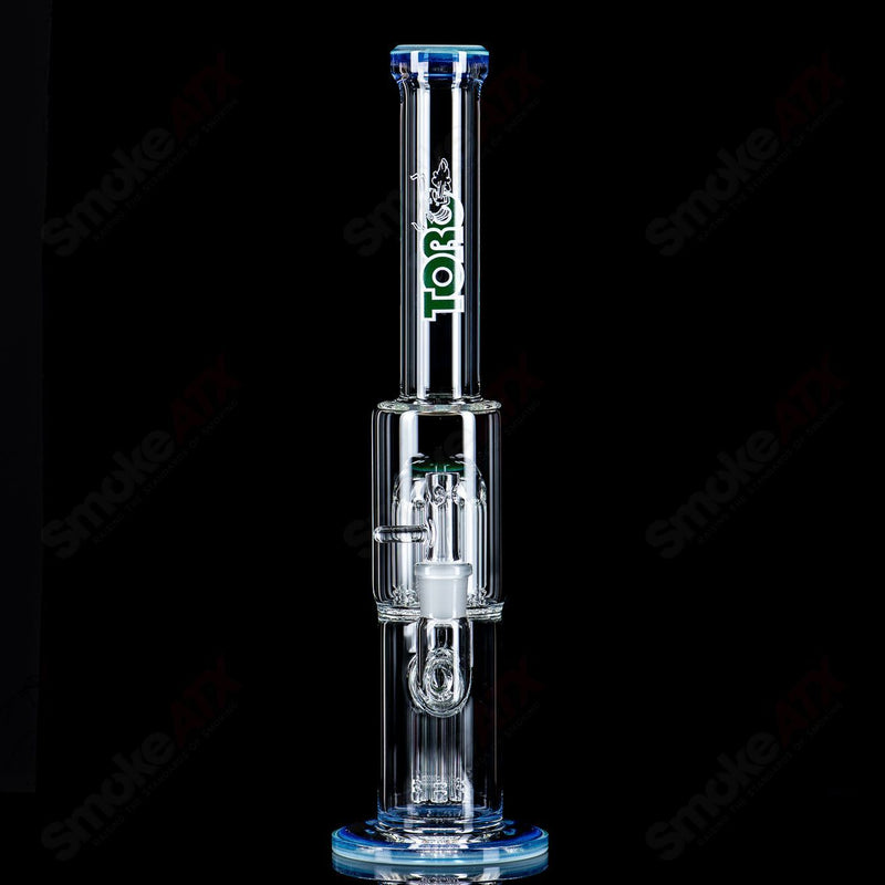 18mm 7/13 Arm Perc w Color Cap Toro Glass