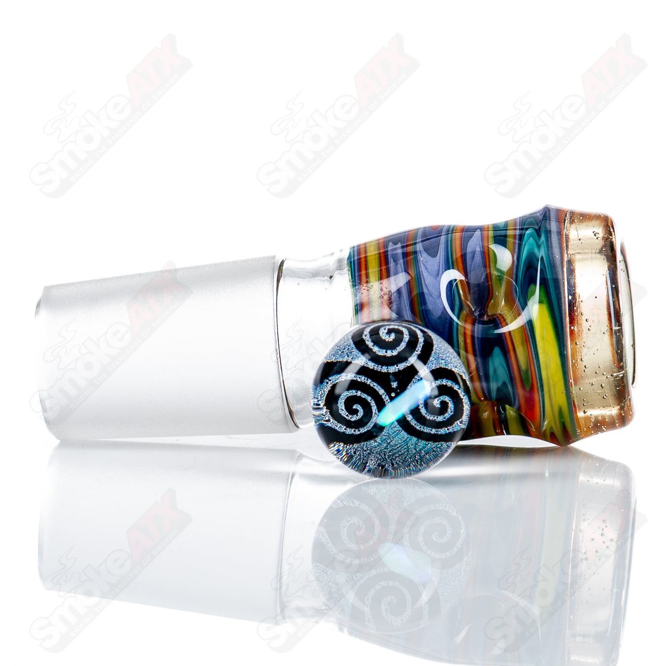 18mm Worked Slide with Triskel Millie by Black Tuna - Smoke ATX 