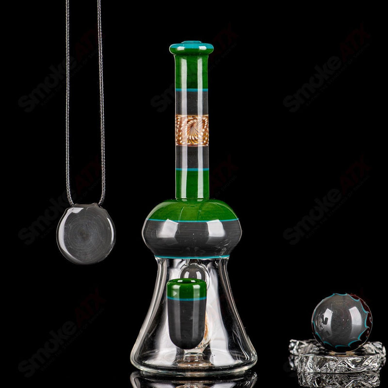 Tube + Pendant Marble Set Yunk Glass - Smoke ATX