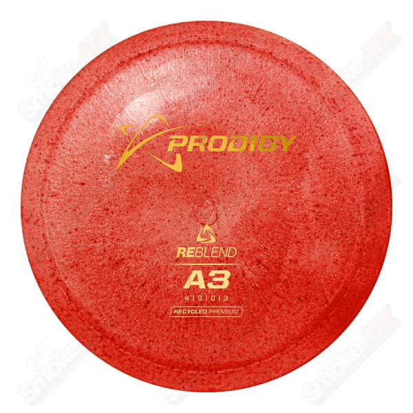 170-174g Red A3 Approach Disc - Reblend Plastic Prodigy Disc - Smoke ATX 