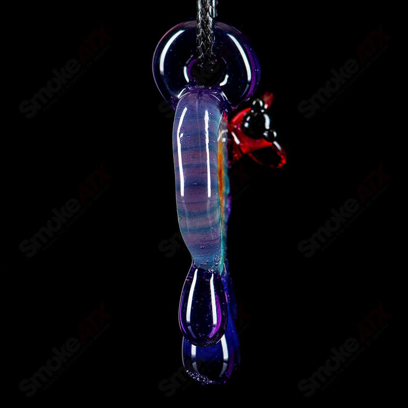 #2 Small Color Honeycomb Drip Pendant by Joe P Glass