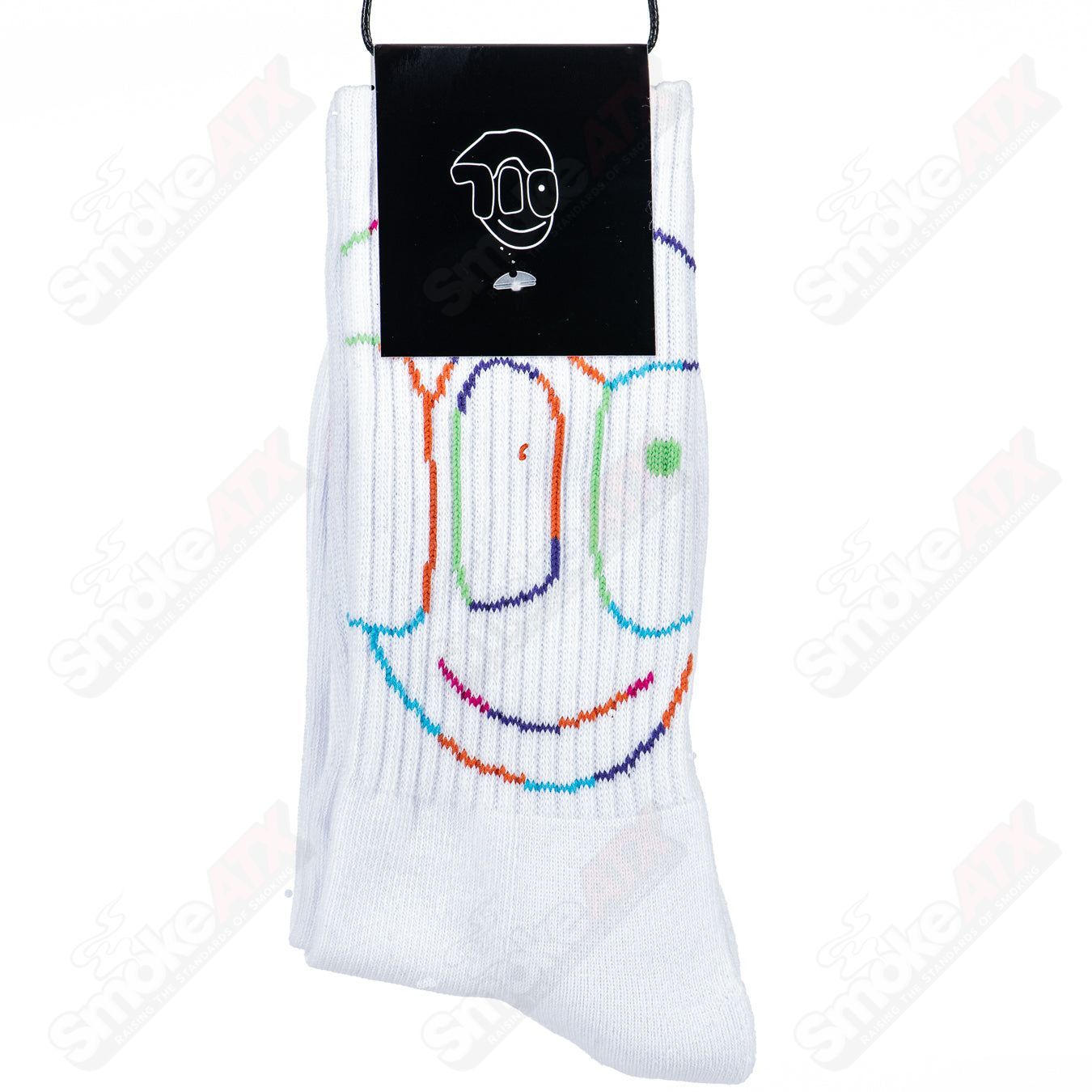 White Boy Face Socks 710 Labs - Smoke ATX