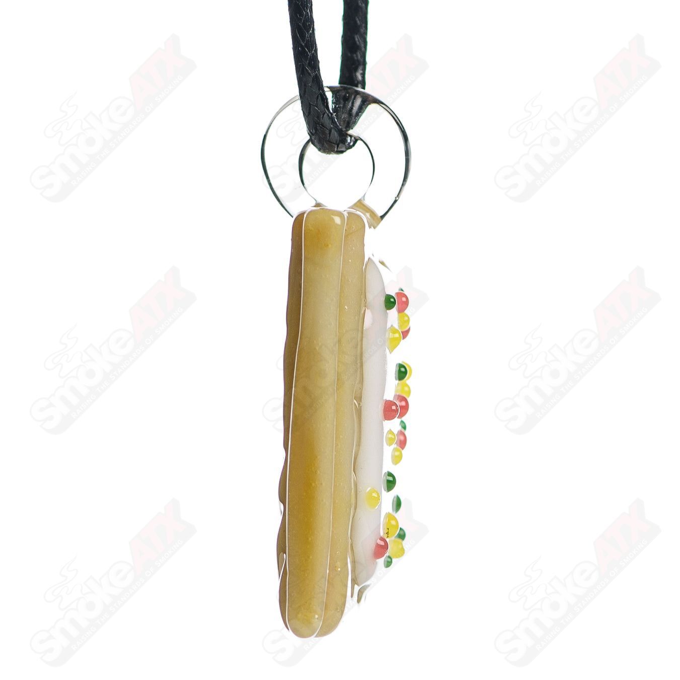 White Icing Pop Tart Pendant Renee Patula - Smoke ATX