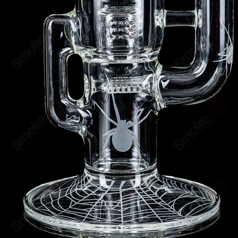 Cap Cycler DG Gline Clear w/ 38mm neck & Splashguard & Halloween pattern Sovereignty - Smoke ATX 