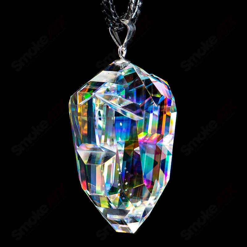 Dichro Arrow Head Faceted Pendant by Fatal Facets