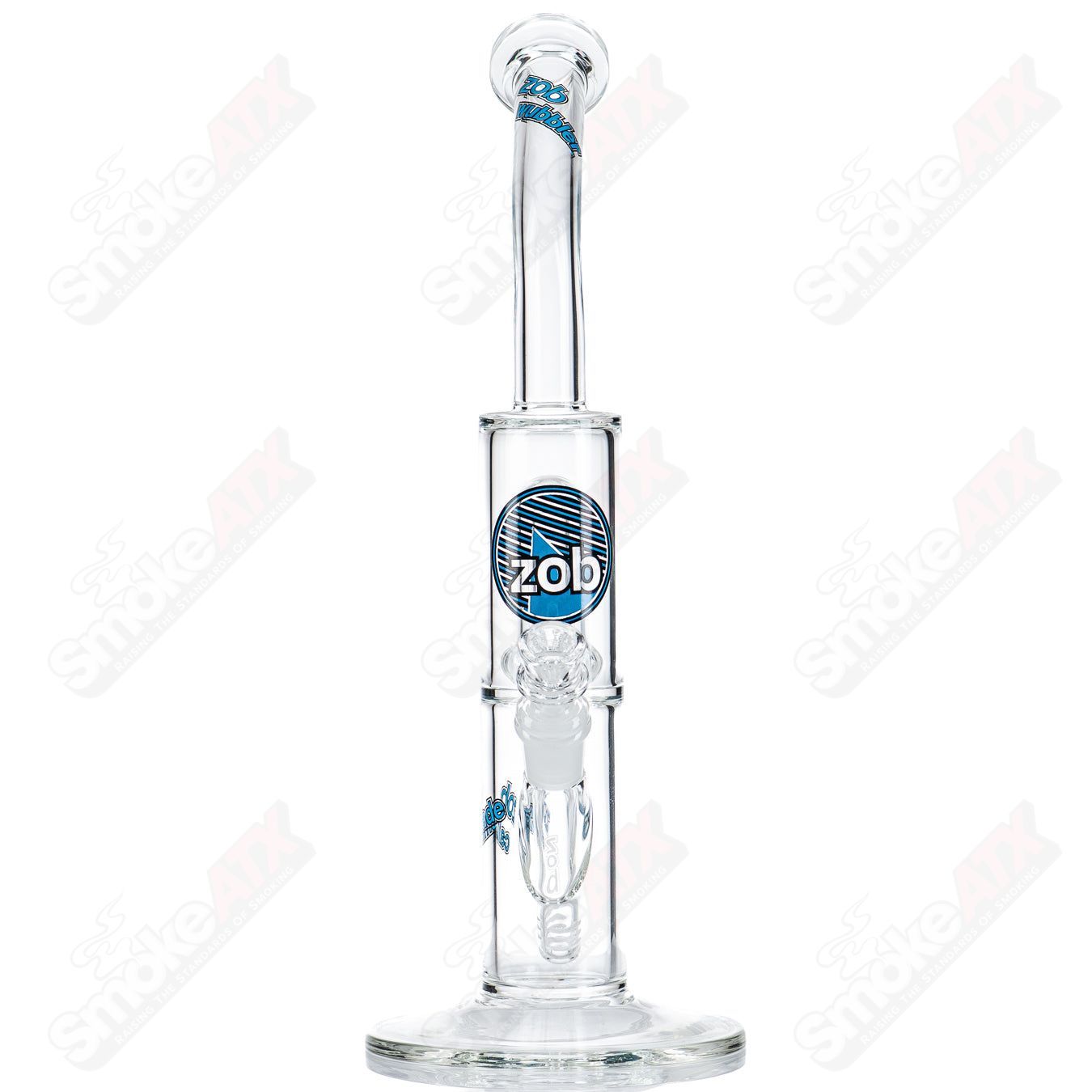Wubbler UFO Bent Neck (Blue/Black) ZOB - Smoke ATX