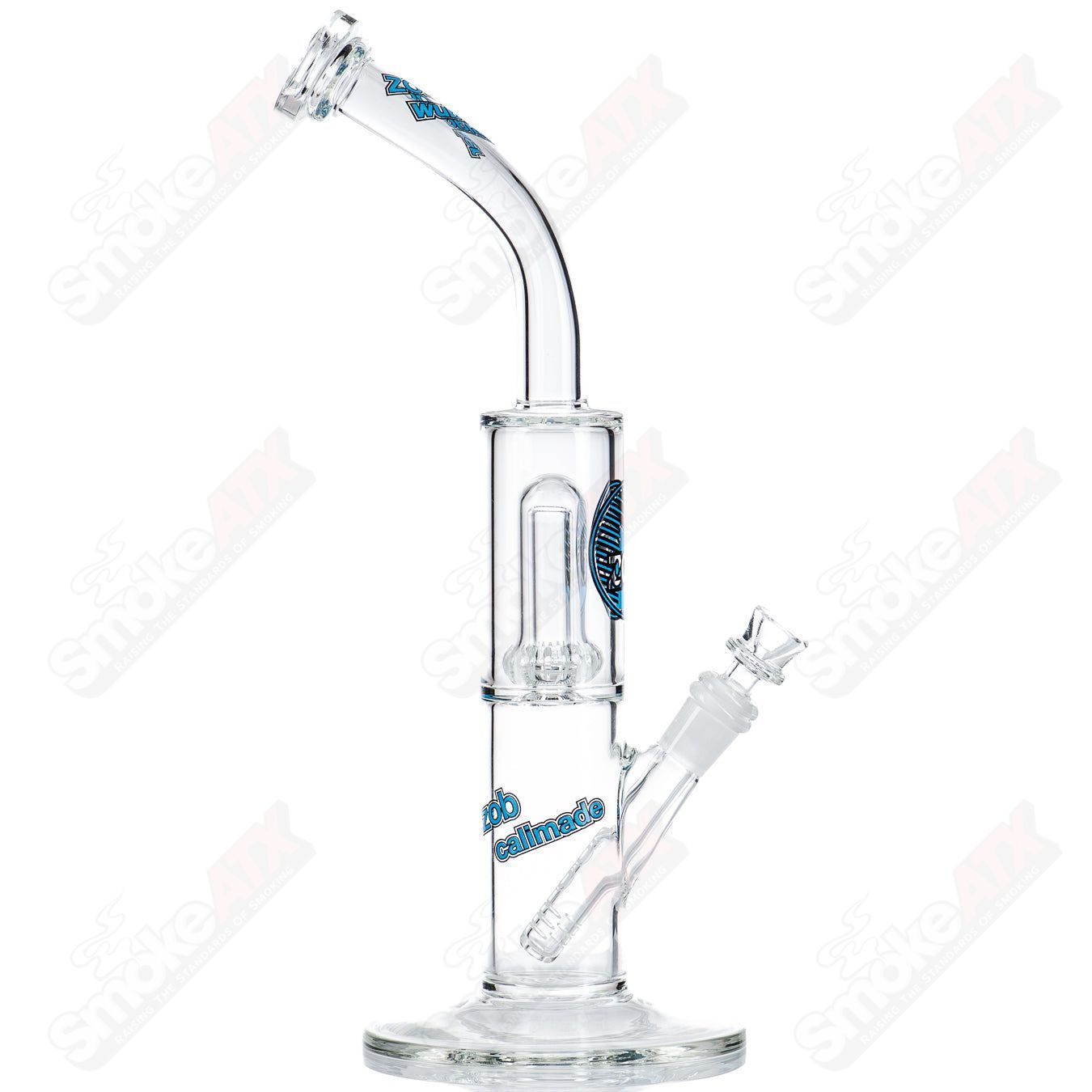 Wubbler UFO Bent Neck (Blue/Black) ZOB - Smoke ATX