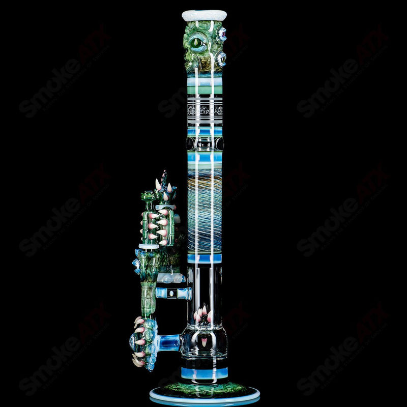 SoL-45 Lace Sphere & Dry Catcher Set by Salt x SoL Glassworks - Smoke ATX 