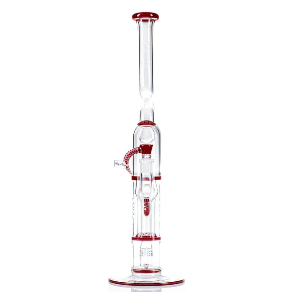 60mm Pillar Natty Neck Solid Foot Full Accent w F4 Perc (Lucy x Cherry) Sovereignty
