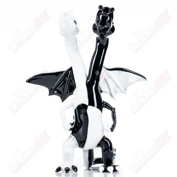 Double Headed Dragon Hendy Glass - Smoke ATX 
