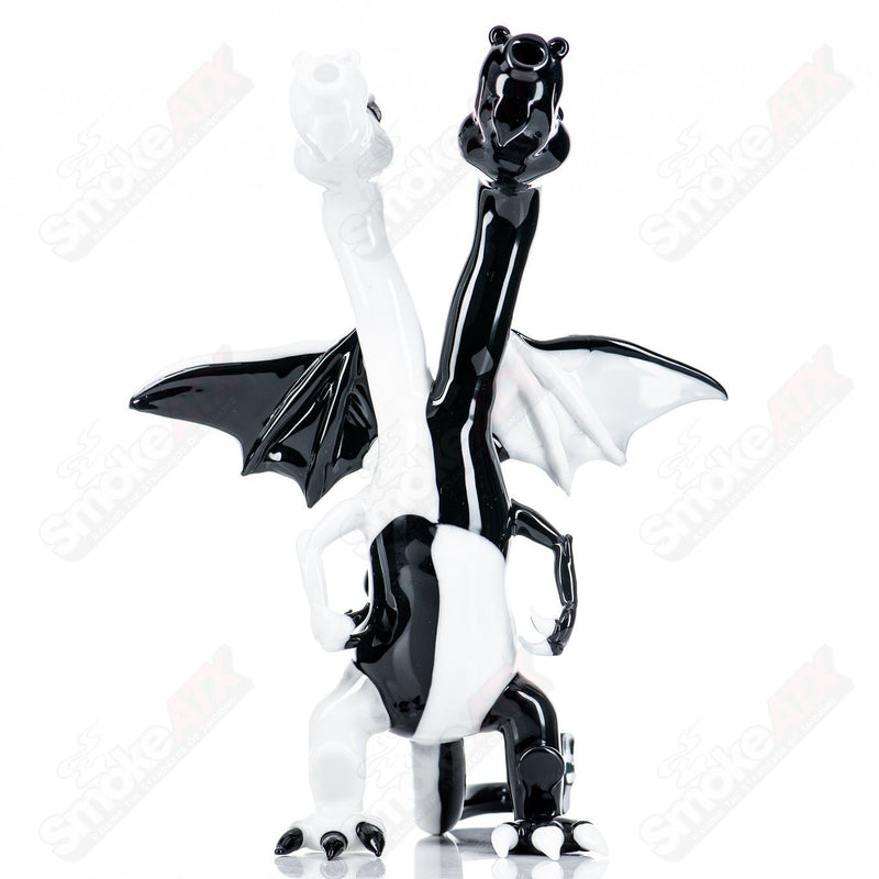 Double Headed Dragon Hendy Glass - Smoke ATX 