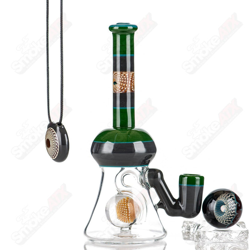 Tube + Pendant Marble Set Yunk Glass - Smoke ATX