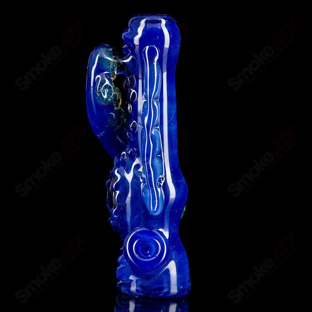#5 Octopus Chillum by Mako Glass - Smoke ATX 