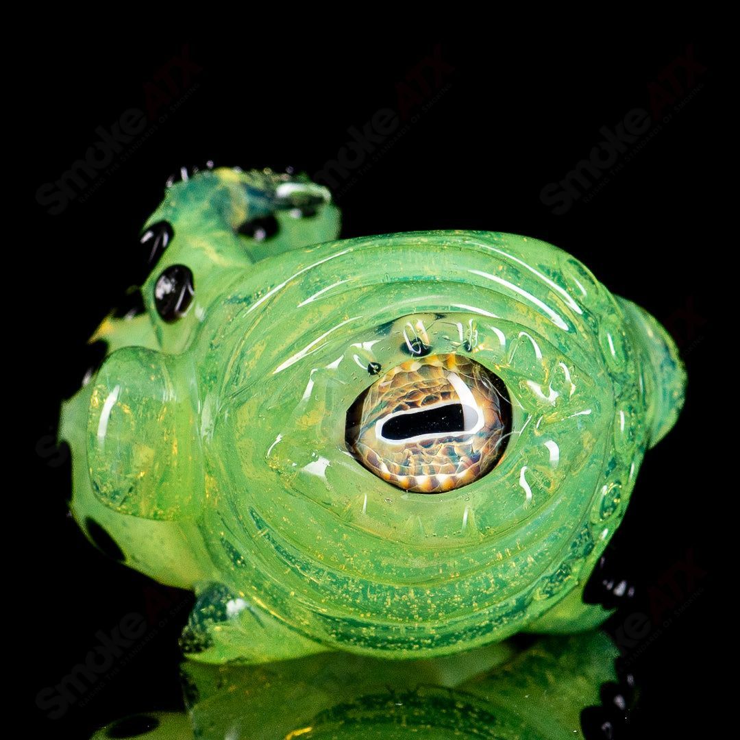 #1 Seamonster Spoon by Mako Glass - Smoke ATX 