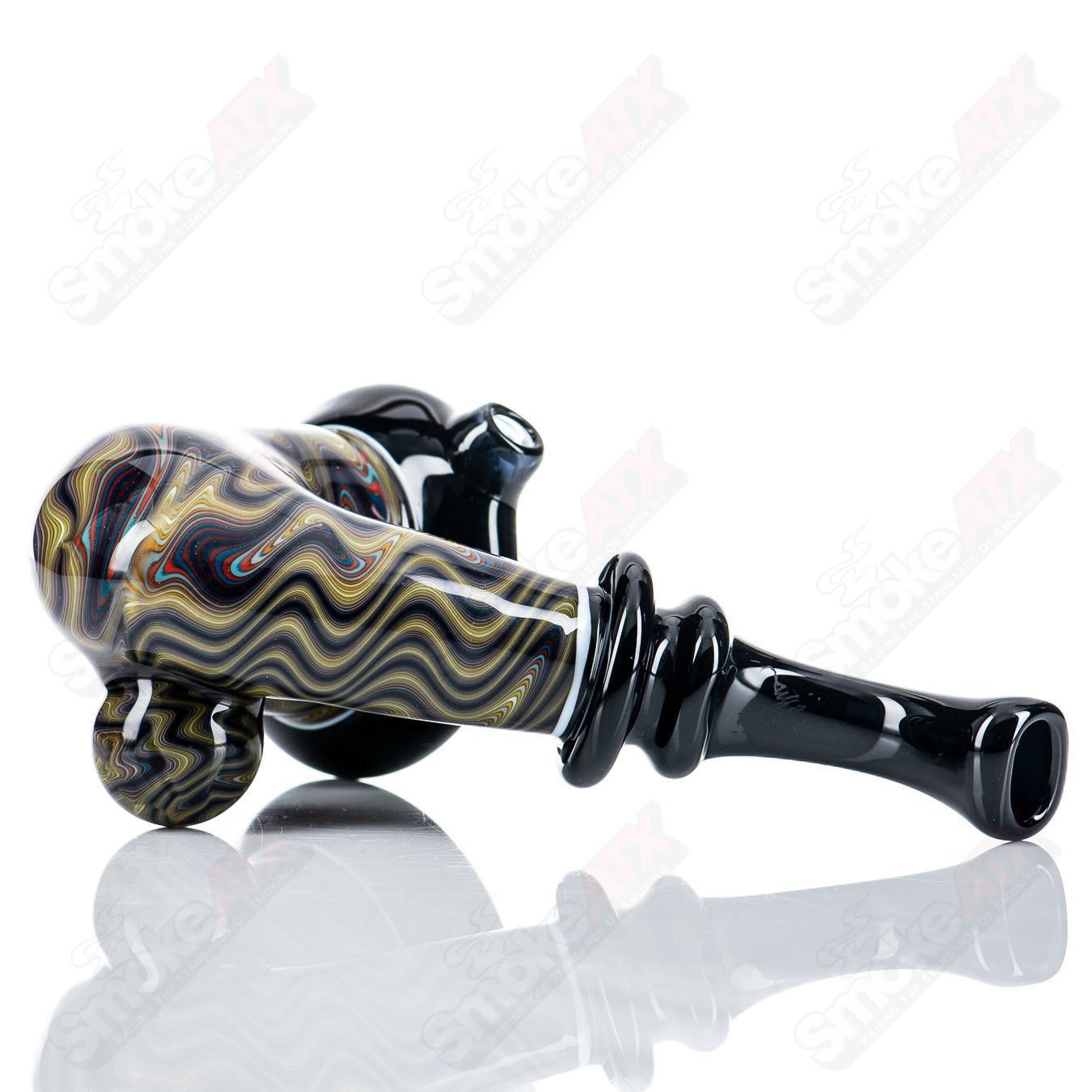 Full-Color Wig Wag Sherlock Collab by Mitchell Glass (Prep) & JMass Glass - Smoke ATX 