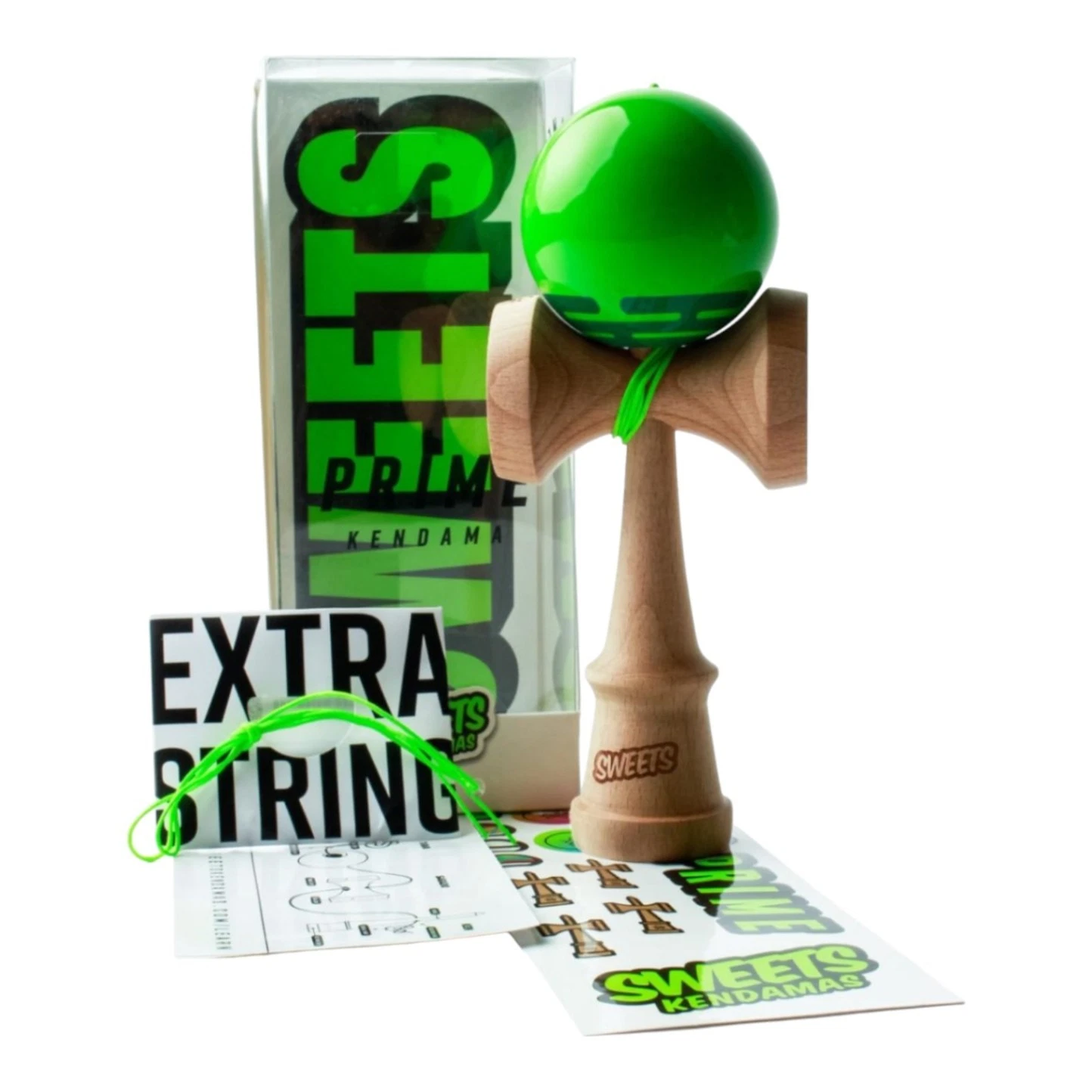 Prime Radar Sweets Kendama / Green - Smoke ATX 