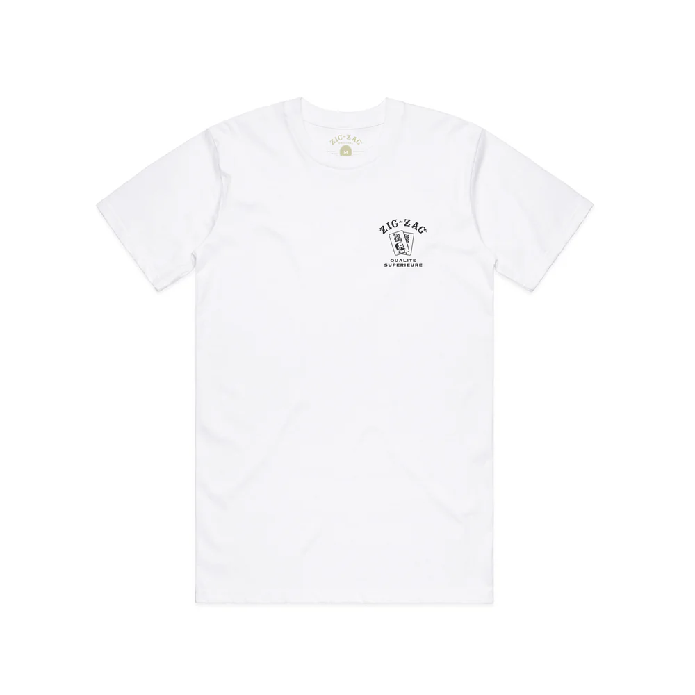 XXL White Qualite Superieure T Shirt Zig Zag