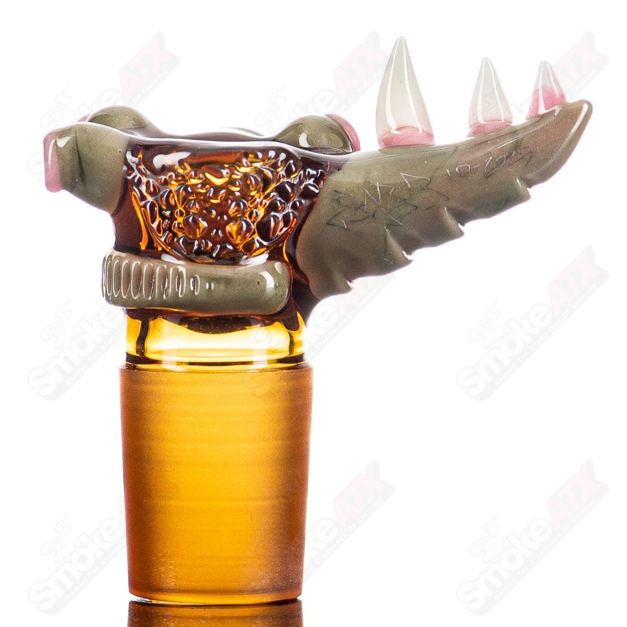 18mm Amber Joint Spanish Olive Slide by SALT