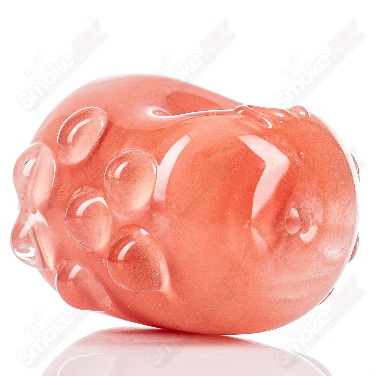 Fat Bean Pipe (Guava) Glass by Nobody - Smoke ATX 