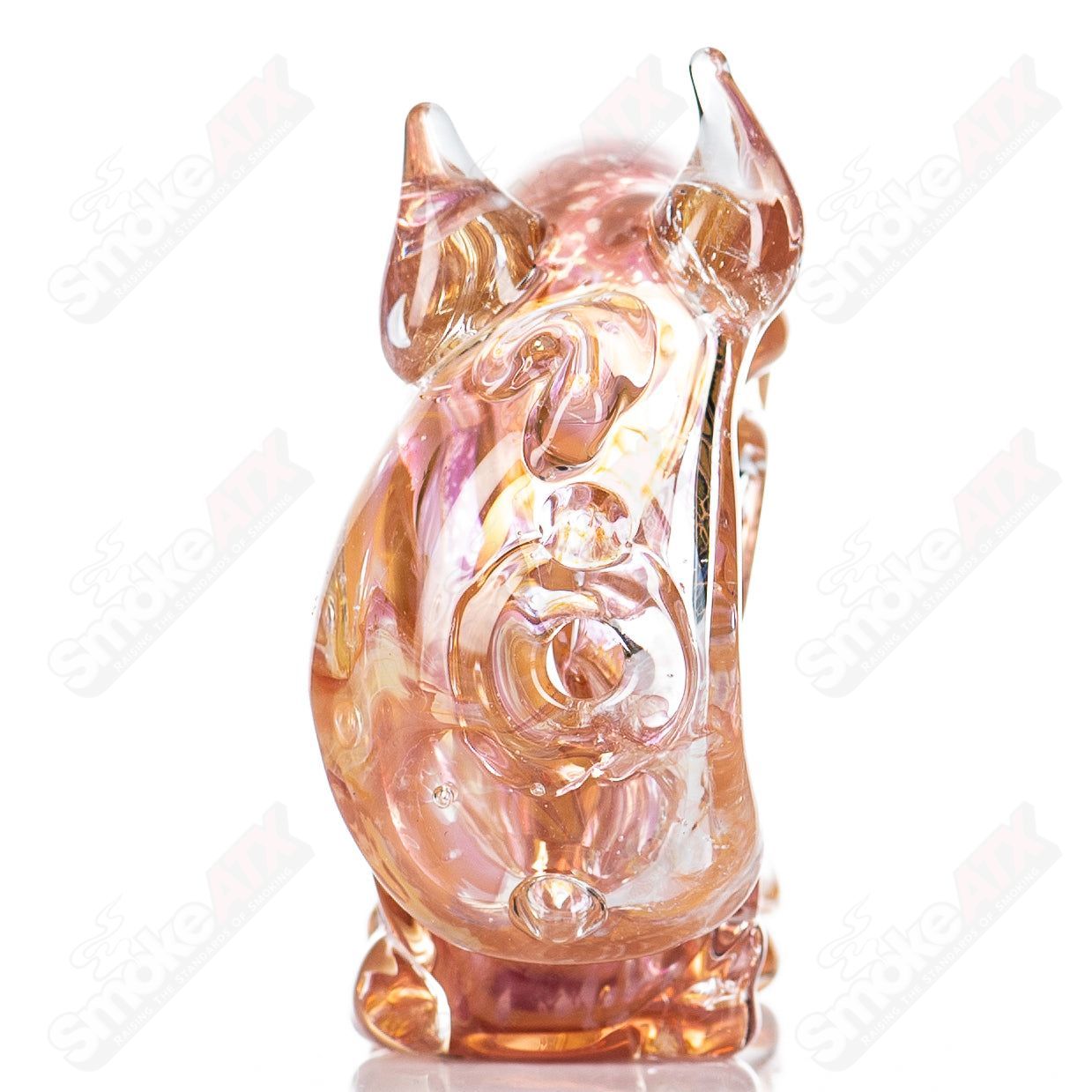 Buffalo Totem (Slag Blood) Pipe Glass by Nobody - Smoke ATX 