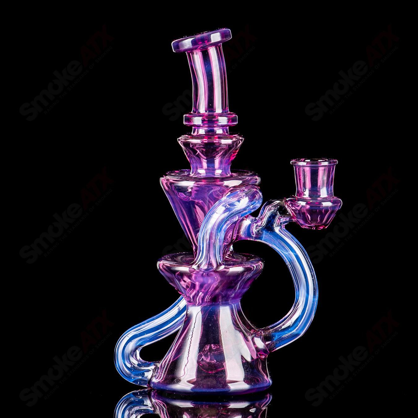 #2 Mini Two & Through Recycler Captn Chronic - Smoke ATX