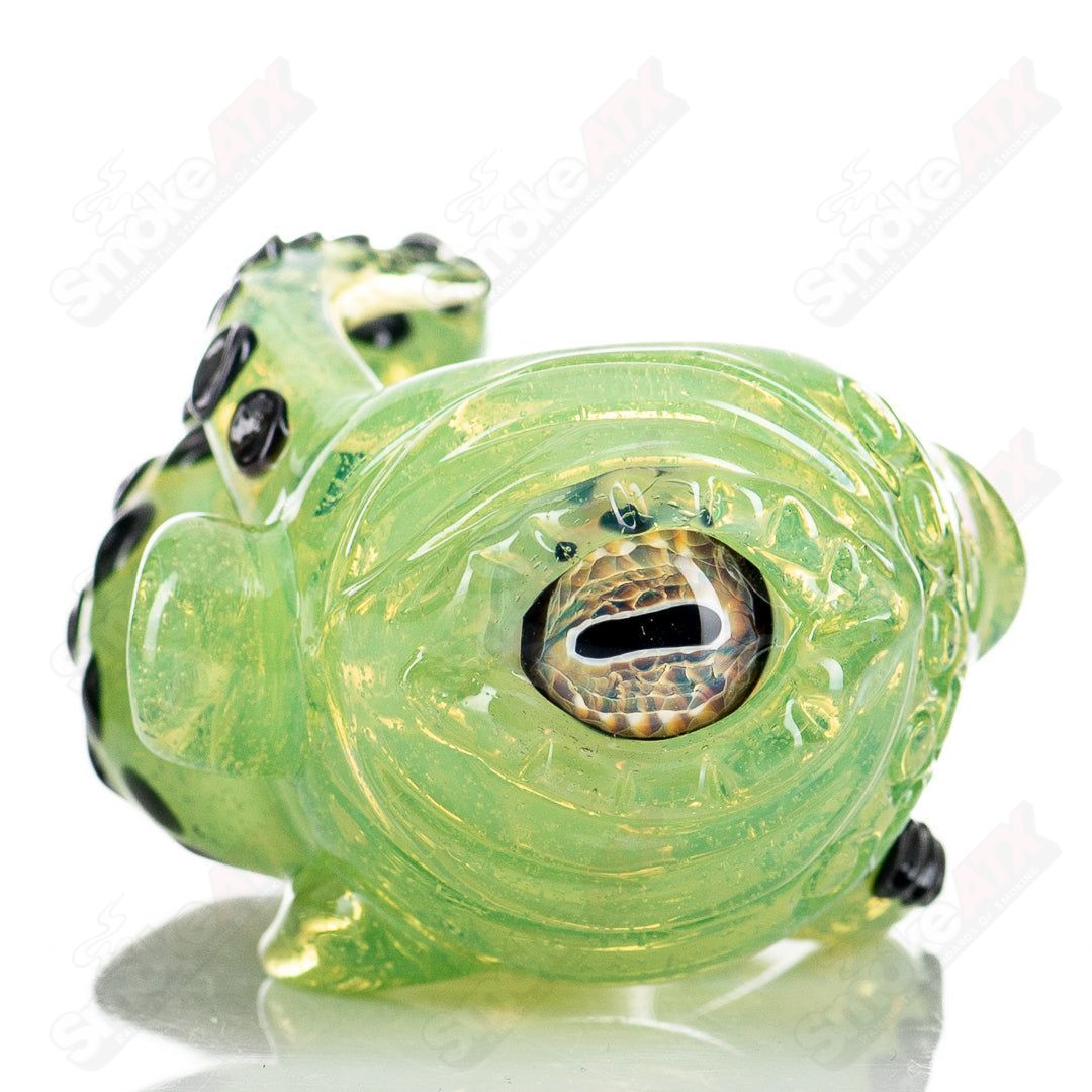 #1 Seamonster Spoon by Mako Glass - Smoke ATX 
