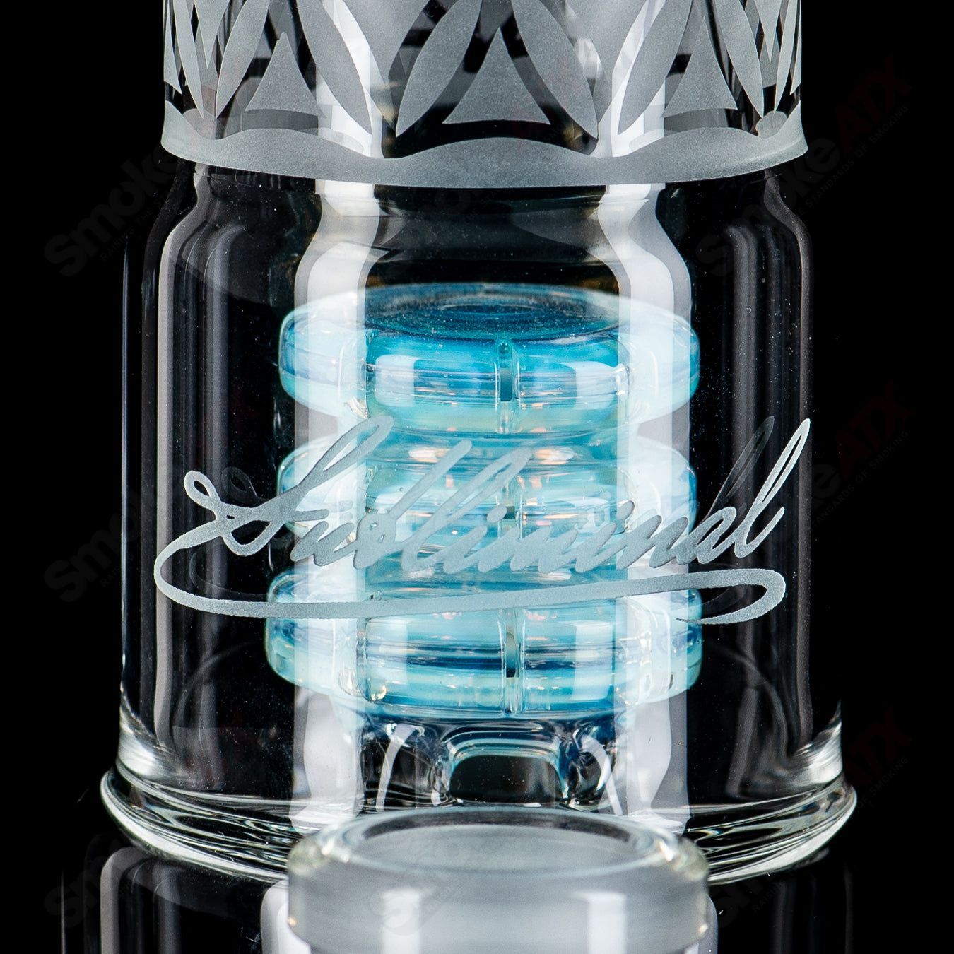 (Marina) 2x2 Fusion Perc Tube by Subliminal Glass