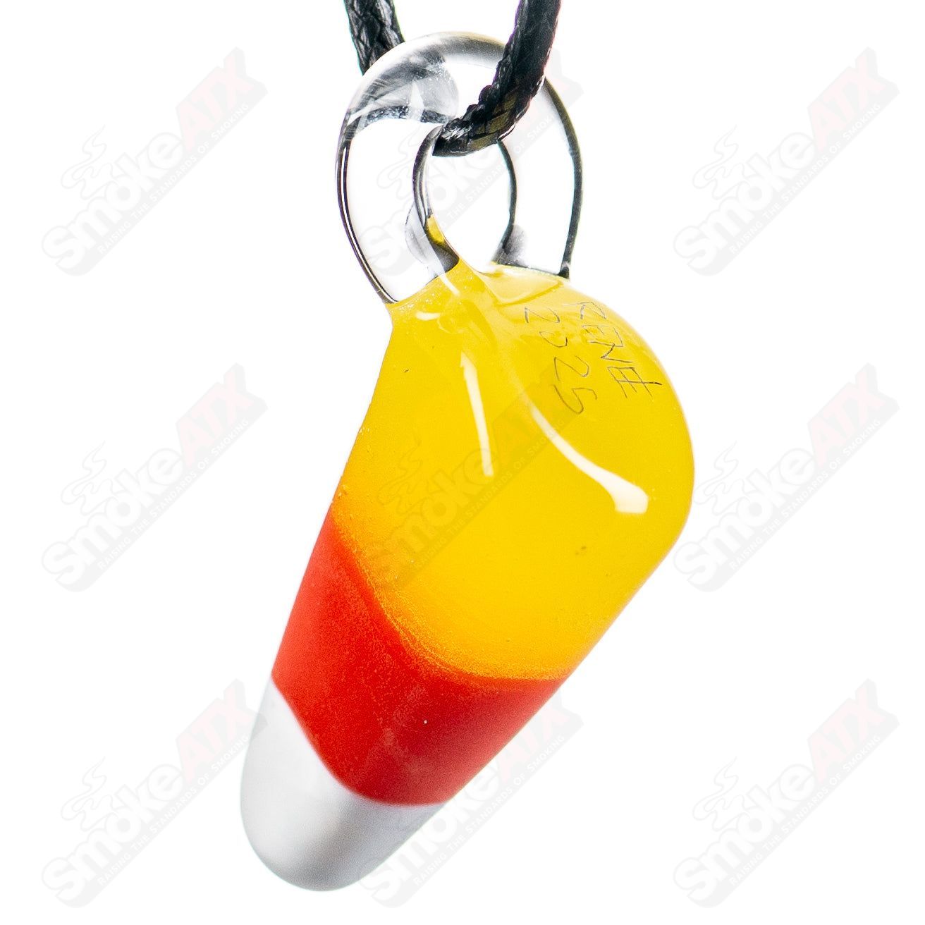 Candy Corn Pendant Sweetshop Glass by Renee Patula
