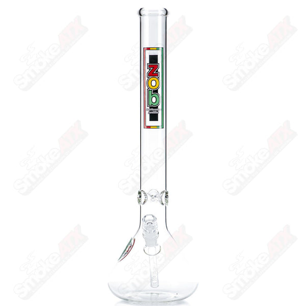 18in OG Beaker (Rasta Label) ZOB - Smoke ATX 