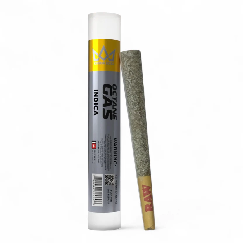 Octane Gas Indica 1g THCa Pre-roll Kanna Boss - Smoke ATX 
