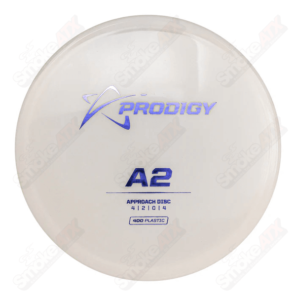 170-174g White A2 Approach Disc - 400 Plastic Prodigy Disc - Smoke ATX 
