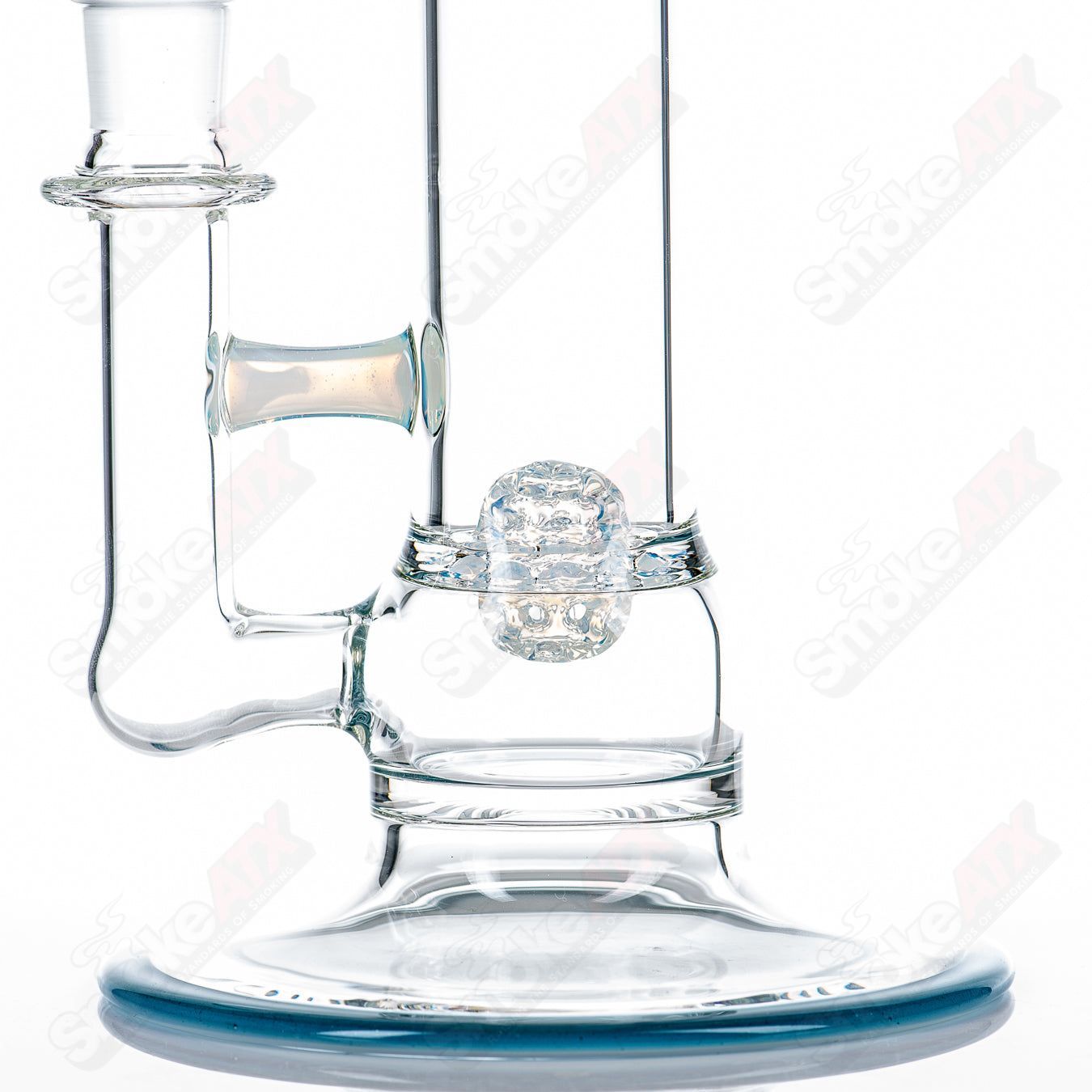 SOL-45 Lace Sphere + DC Set (Blue Stardust Over Ghost) SoL Glassworks - Smoke ATX