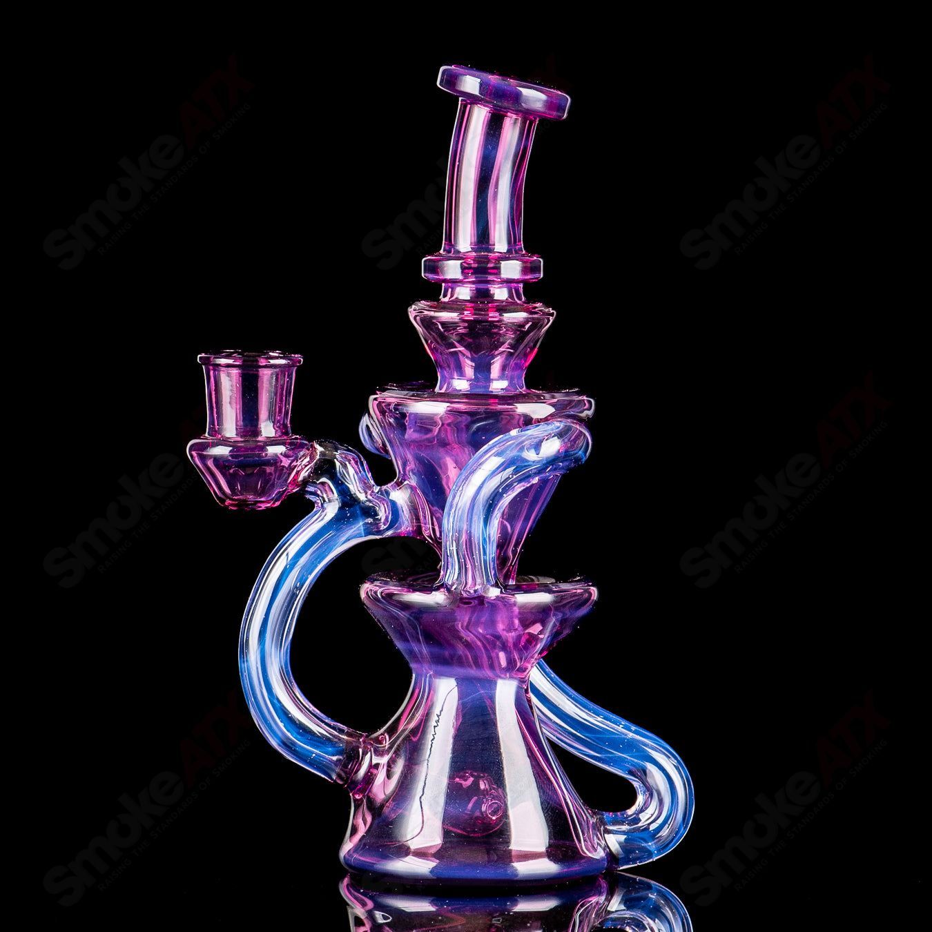 #2 Mini Two & Through Recycler Captn Chronic - Smoke ATX