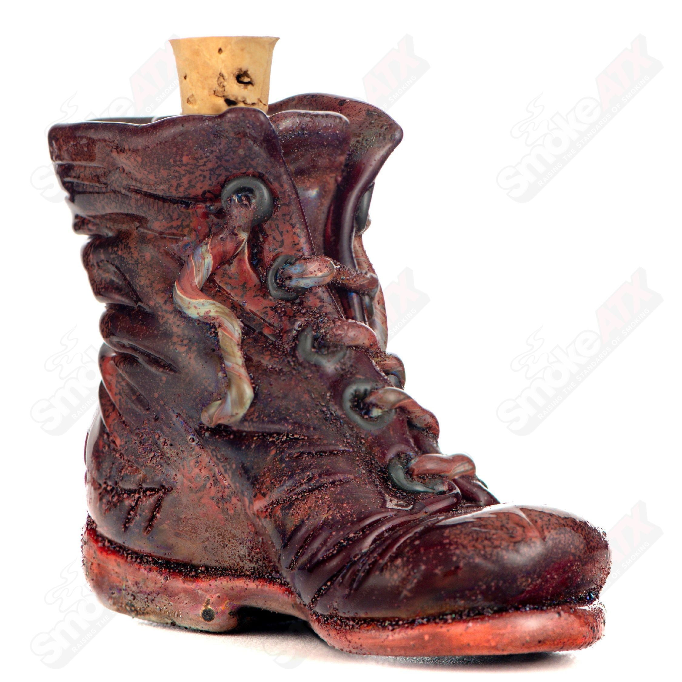 Glass Boot Bottle Iroczii Glass - Smoke ATX