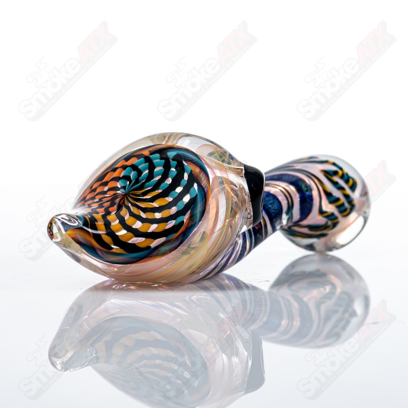 #1 Reticello Sherlock w/ Dichro Stem Talent Glass - Smoke ATX 