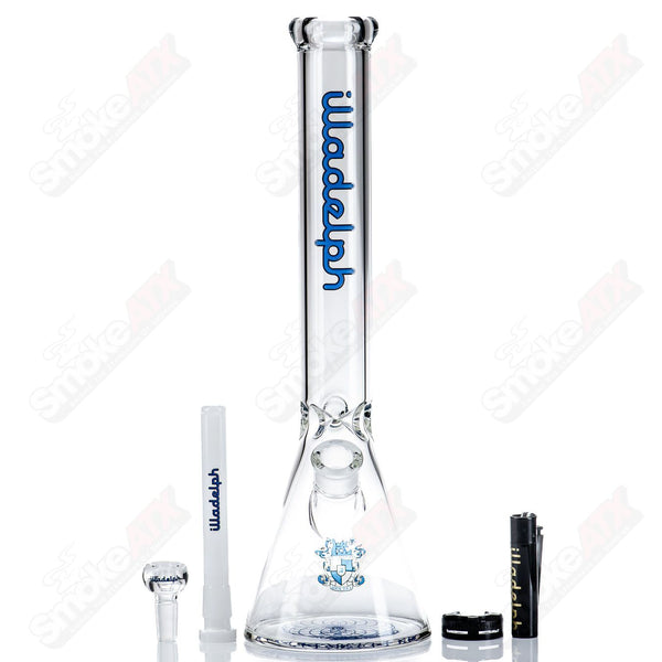 45mm Royal Blue 15" Beaker Illadelph - Smoke ATX 
