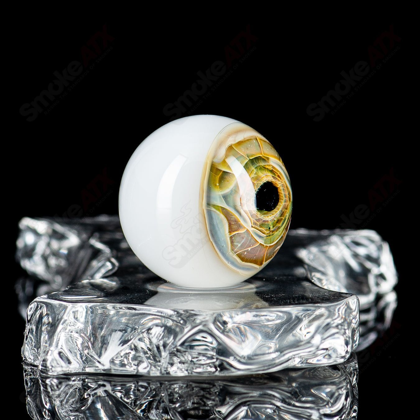 #2 Skull Eye Mili Top Mib Indo Glass - Smoke ATX 