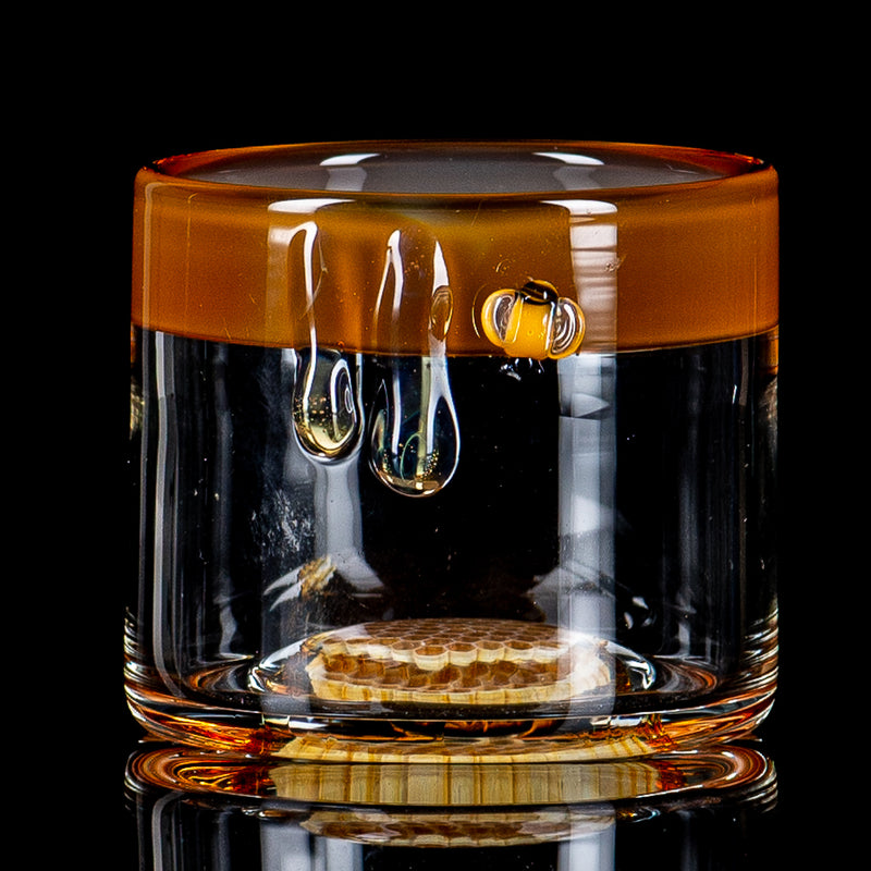 #2 Honeycomb Low-Ball Drinking Glass Joe P Glass