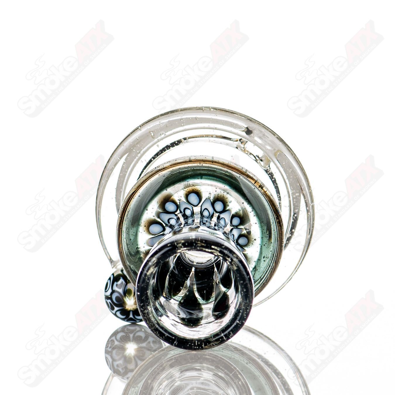 #4 UV Dot-Stack Dry Puffco Top Indo X Geoff Made - Smoke ATX