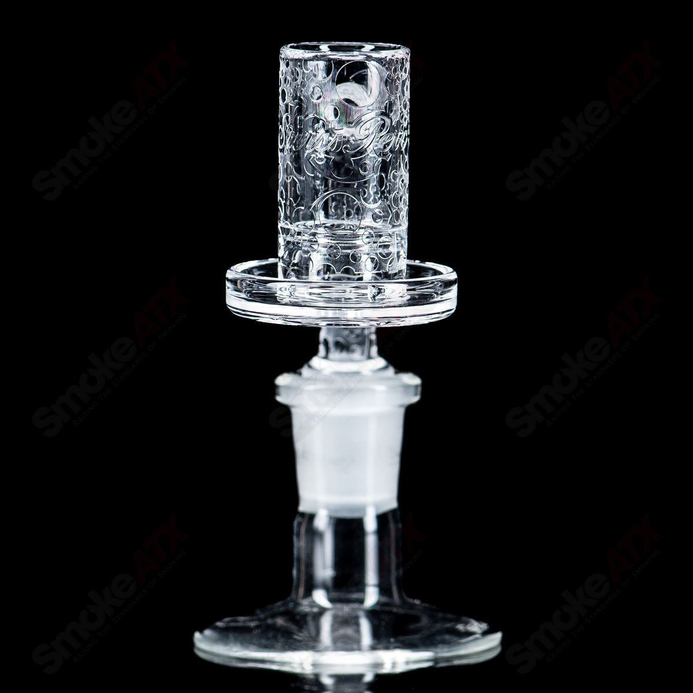14/90 Quave Club Banger with Cap (Top Shelf) by Quave X Swiss Perc - Smoke ATX 