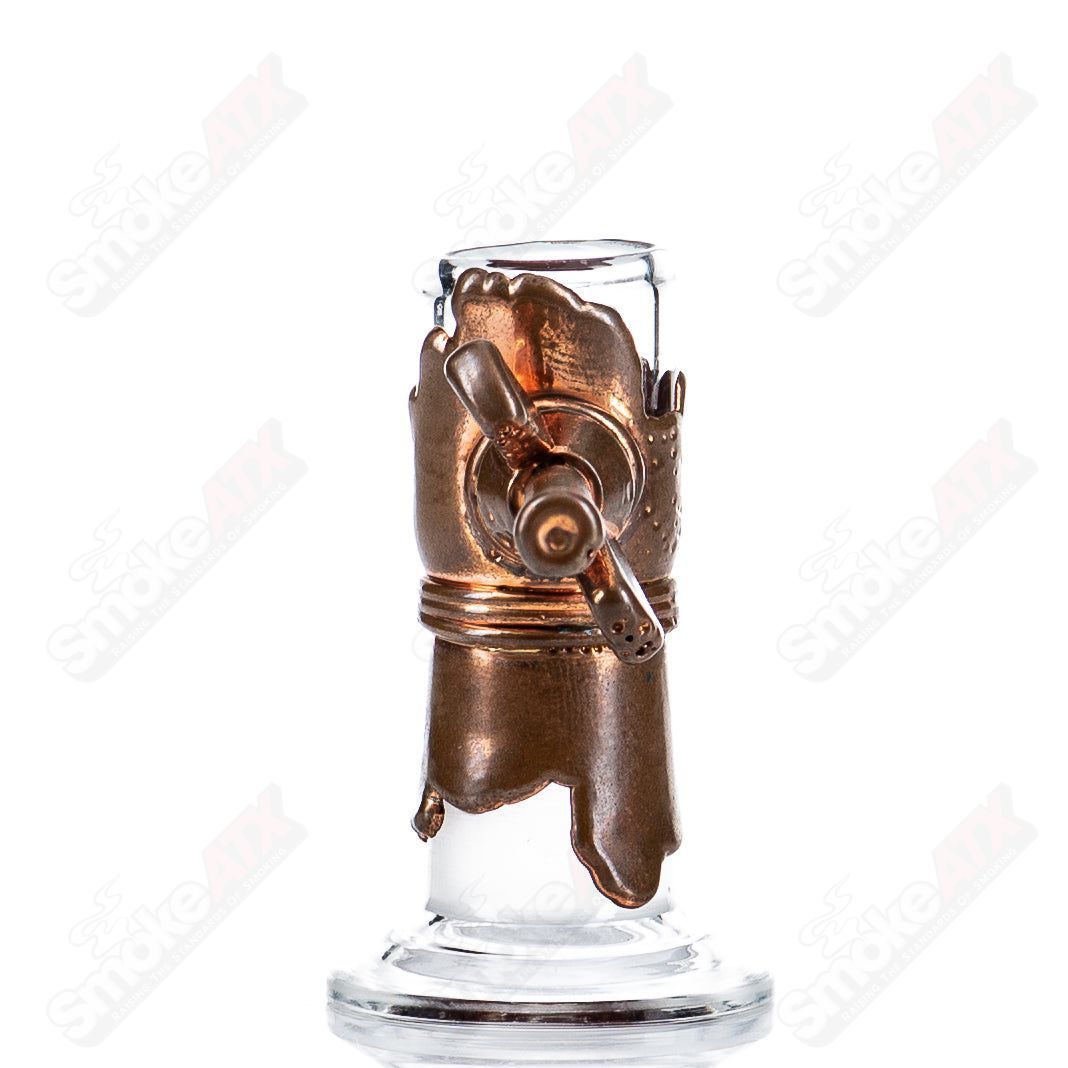#1 14mm Plain Electroformed Dome by Snic Glass - Smoke ATX