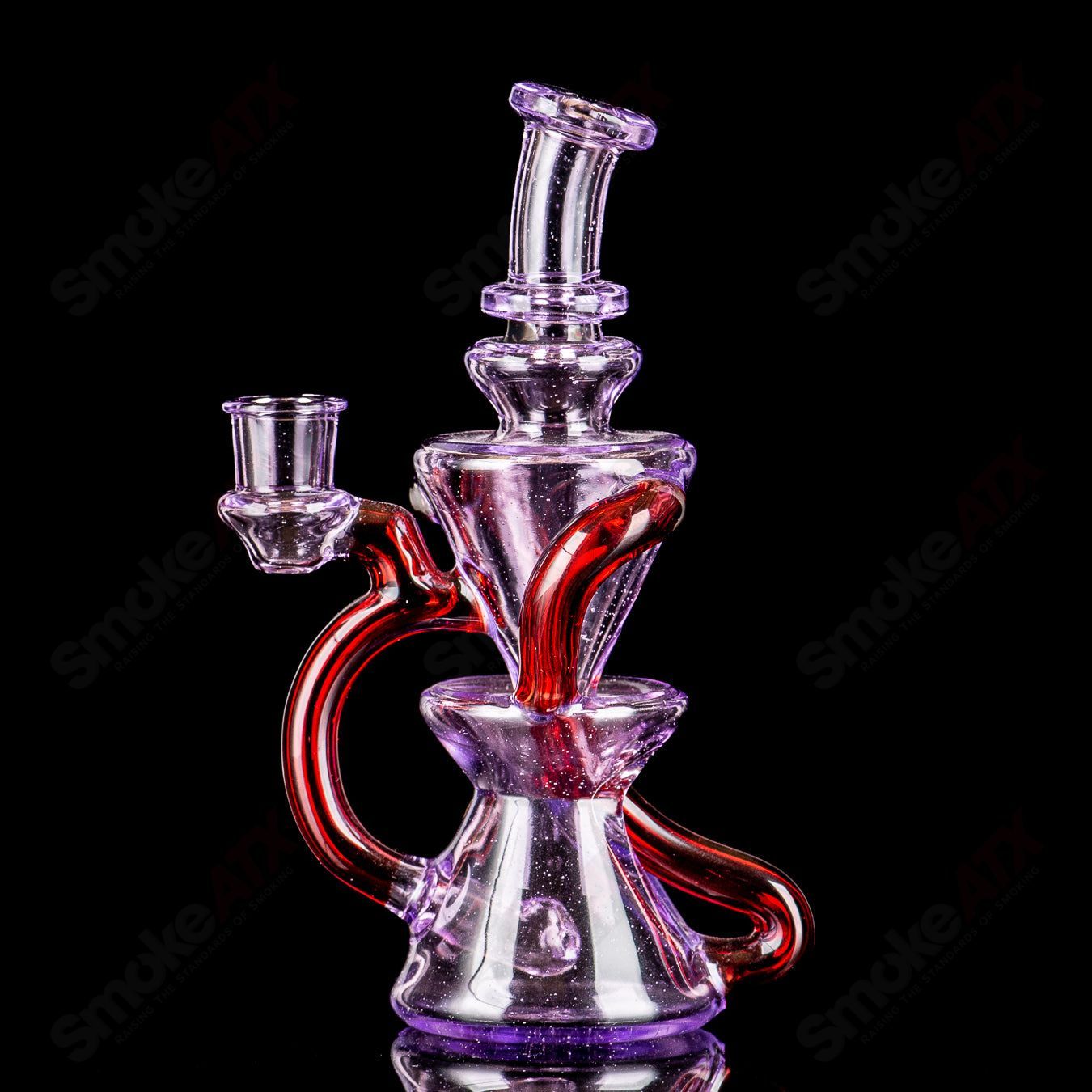 #1 Mini Two & Through Recycler by Captn Chronic - Smoke ATX