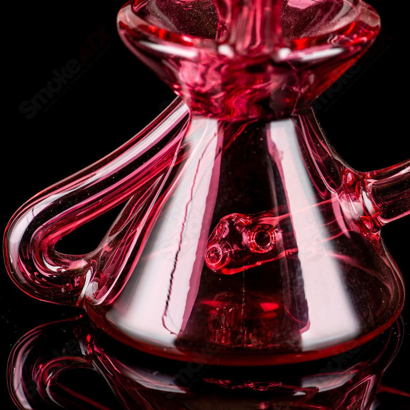 Faceted Two & Through Full-Size Recycler by Captn Chronic - Smoke ATX