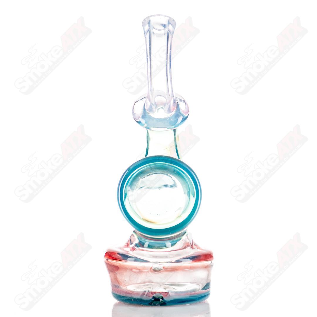 Meta Sherlock Puffco dry top by JMass, clear glass Puffco vaporizer accessory with detailed design, for enhanced vaping experience.