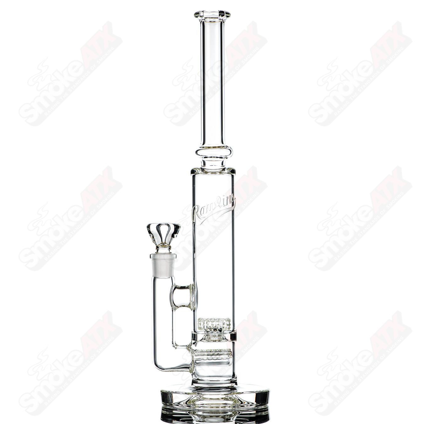 50mm UV Horizonline/Helix Perc Tube Rawlins Glass - Smoke ATX
