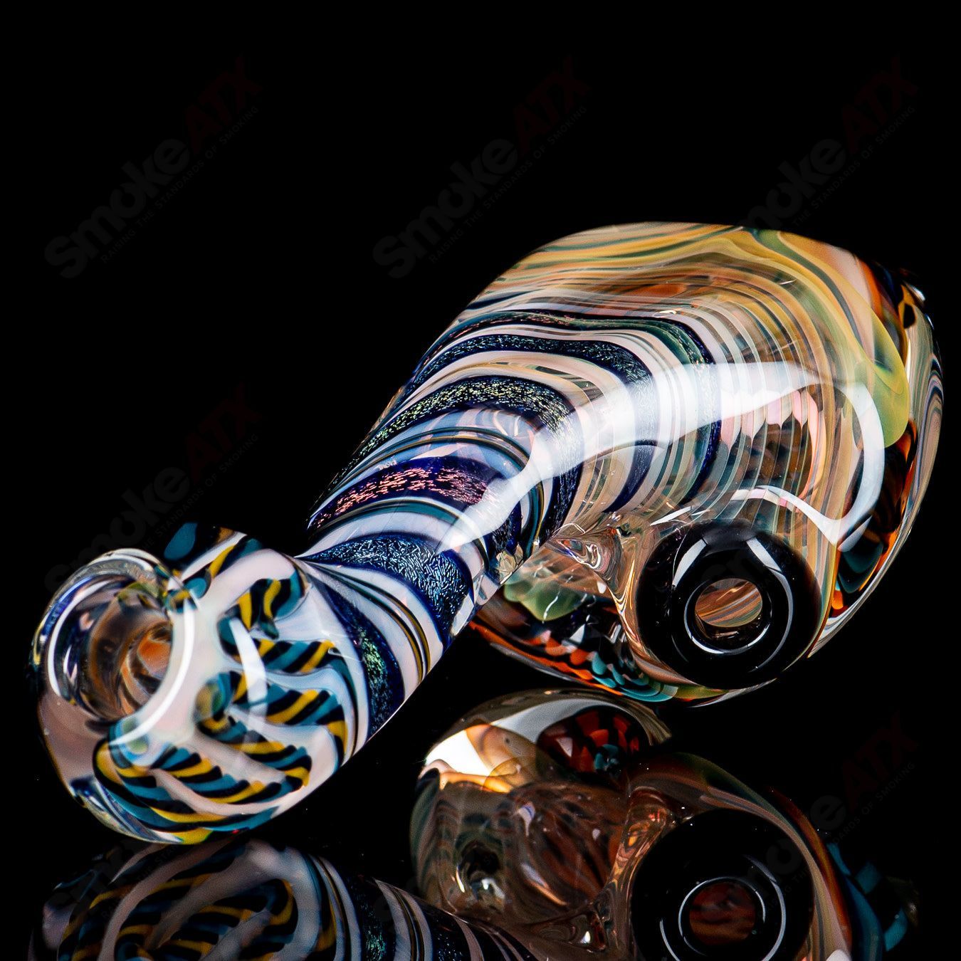 #1 Reticello Sherlock w/ Dichro Stem Talent Glass - Smoke ATX 